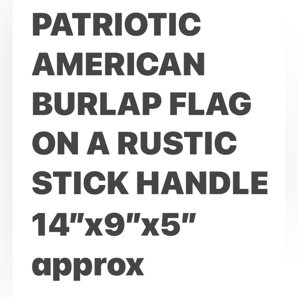 Handcrafted American Flag - Picture 2 of 4